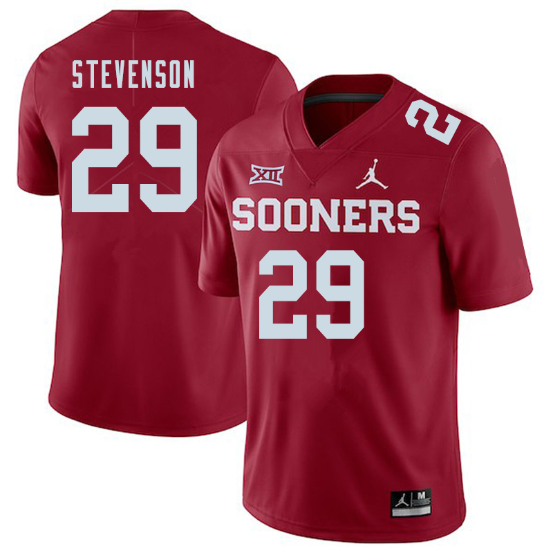 Jordan Brand Men #29 Rhamondre Stevenson Oklahoma Sooners College Football Jerseys Sale-Crimson - Click Image to Close